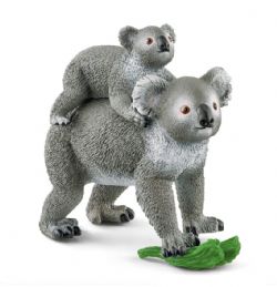 SCHLEICH - MAMAN ET BÉBÉ KOALA #42566